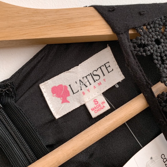 L’ATISTE BLACK DRESS - Picture 3 of 3